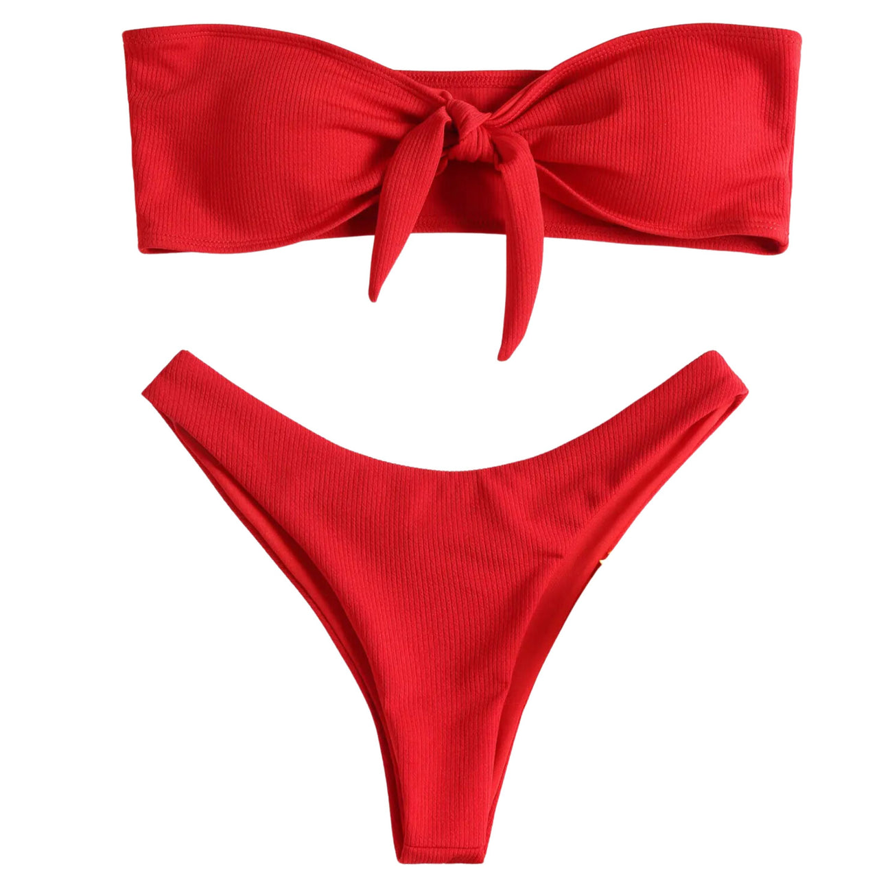 Bali Bandeau Bikini Bottom - Hibiscus